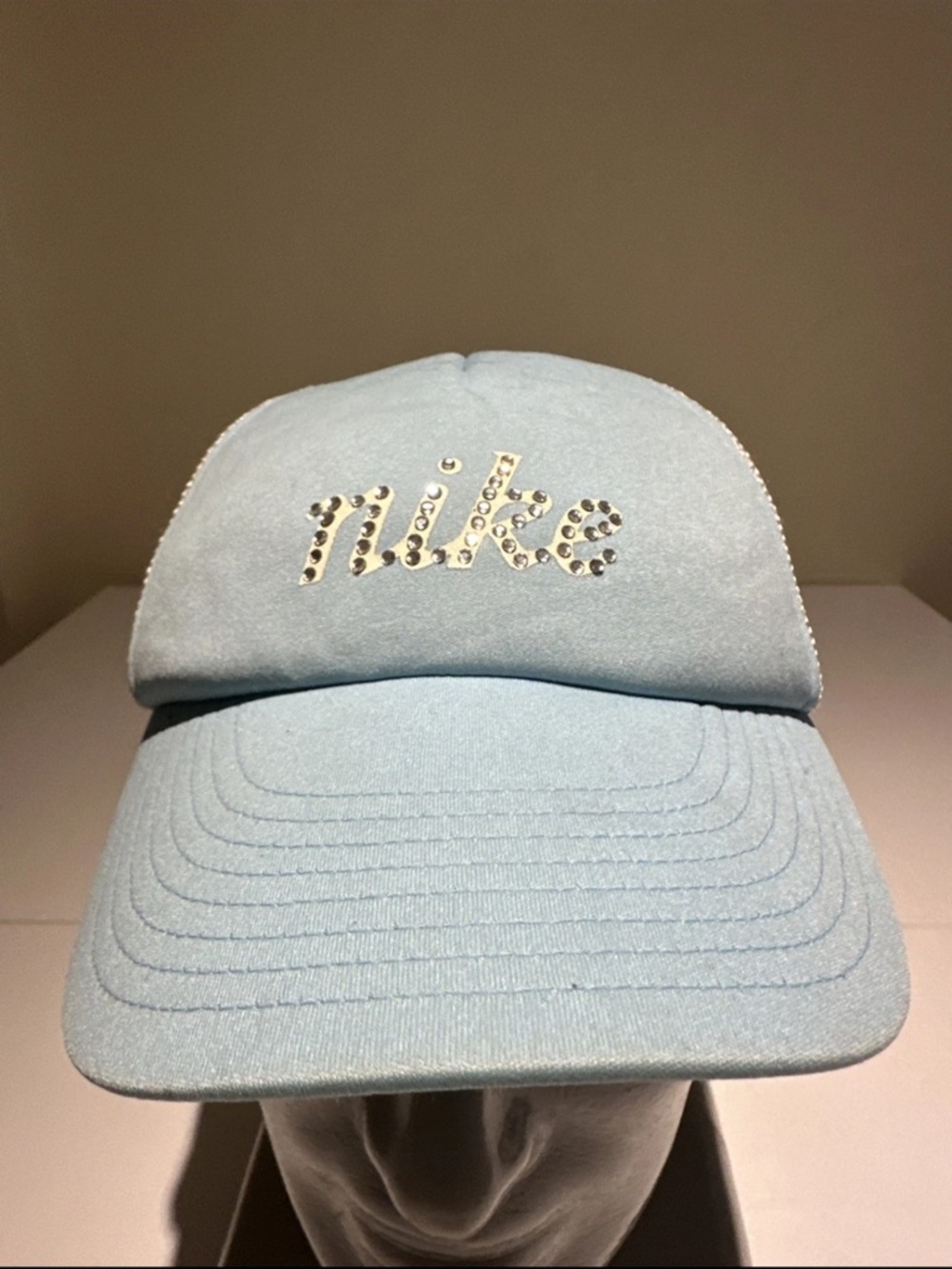 Nike Light Blue Crystal Logo Baseball Cap